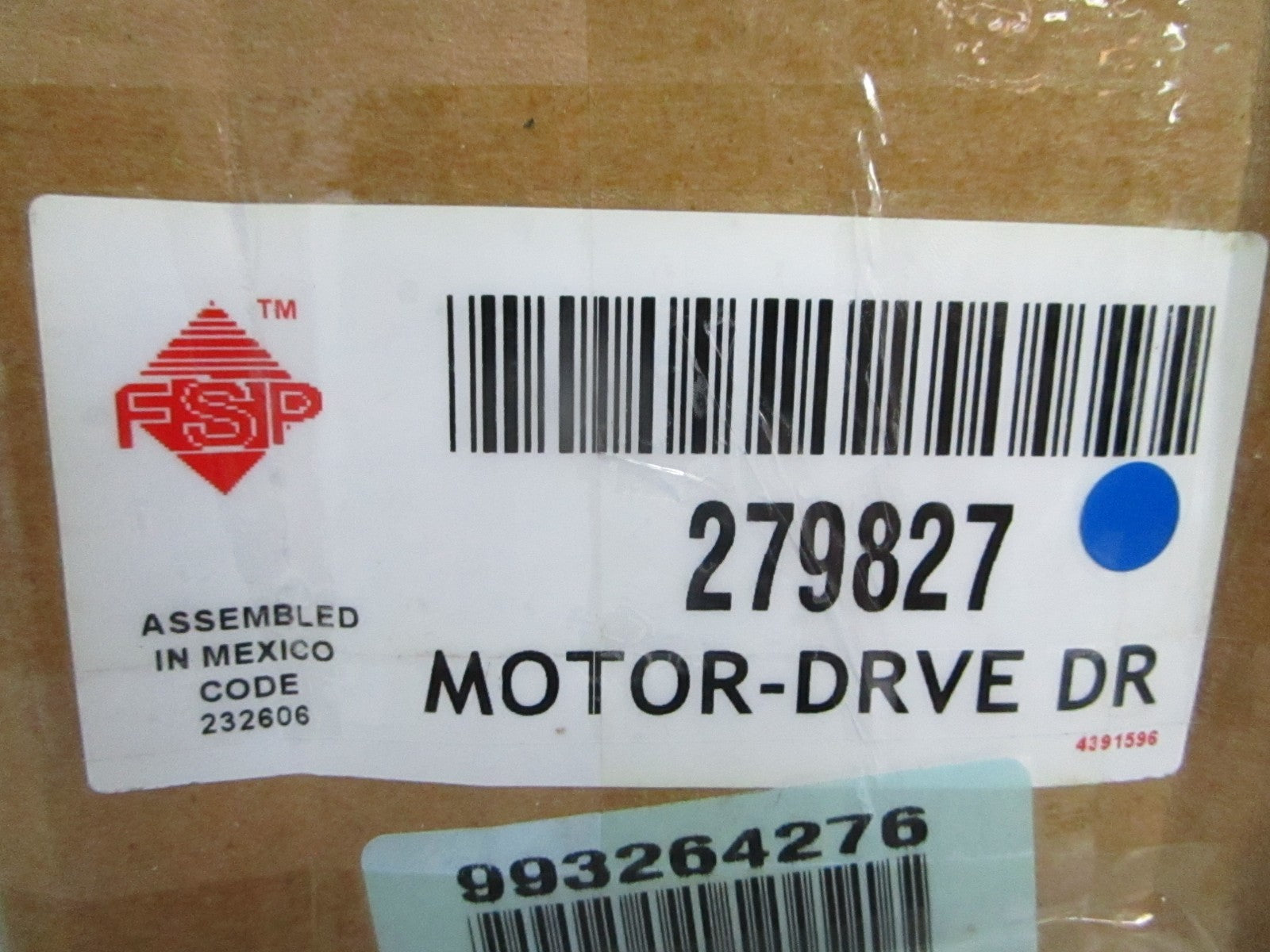 *NEW OEM* 0820 FSP Drive Motor Assy 279827