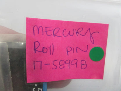 NEW OEM (LOT OF 2) 17-58998 Mercury Quicksilver Roll Pin 0810