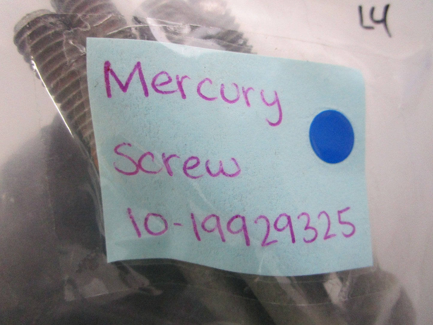 *NEW OEM* (LOT OF 4) 0810 Mercury Quicksilver Screw 10-19929325