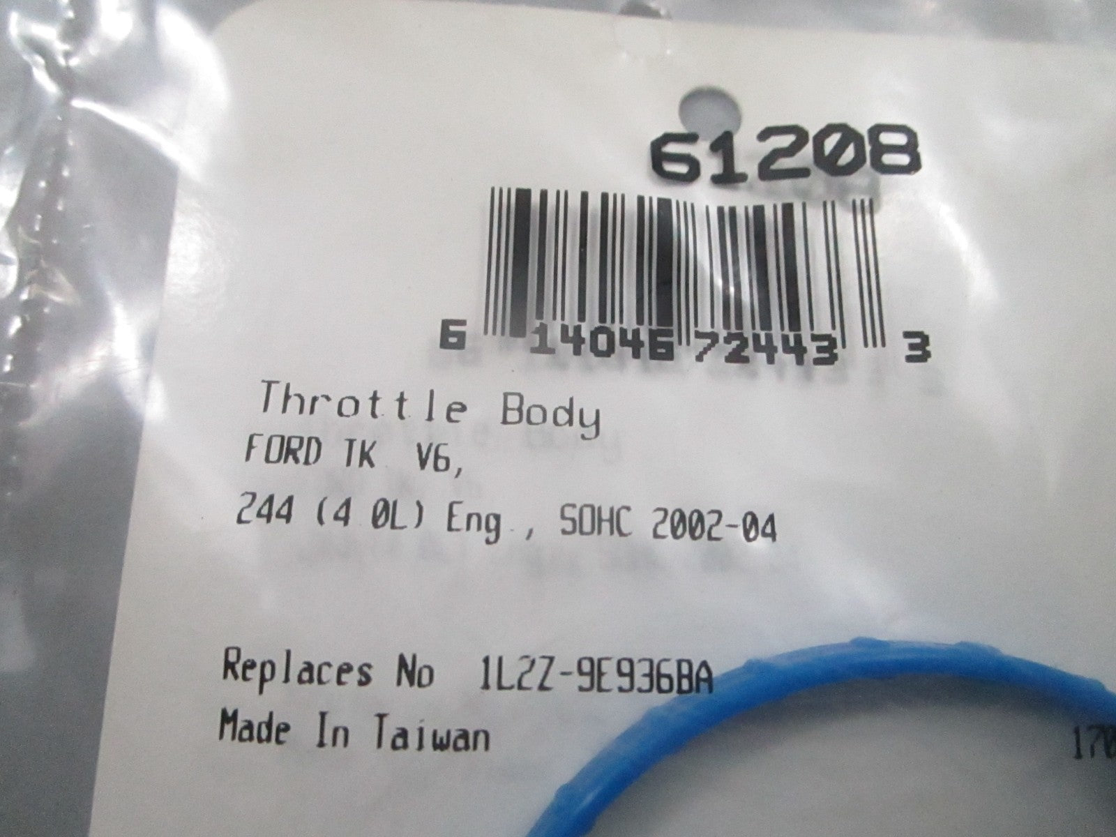 *NEW* 0810 Fel-Pro Throttle Body Gasket 61208