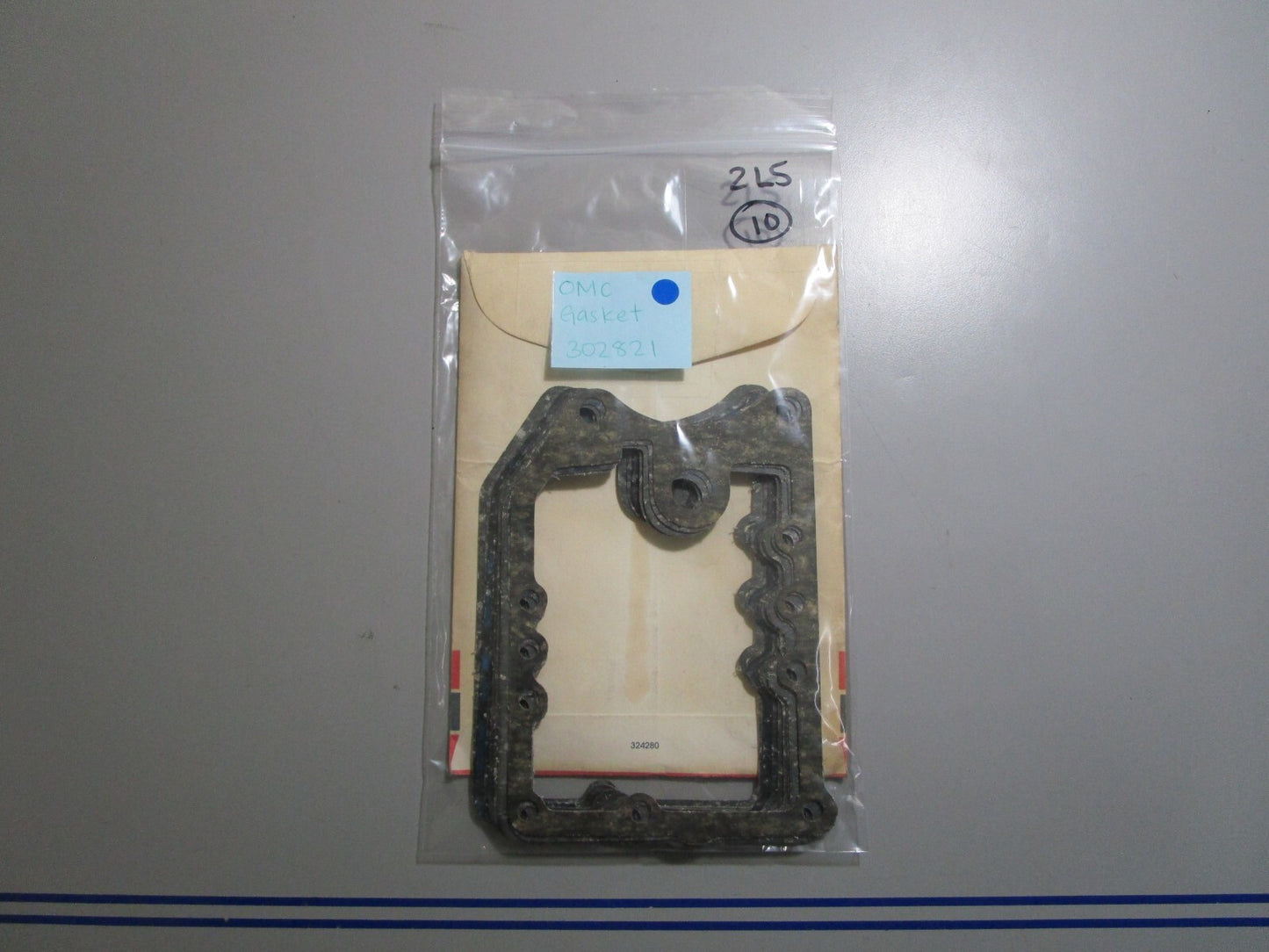 *NEW OEM* (LOT OF 5) 0810 OMC Johnson Evinrude Gasket 302821 0302821