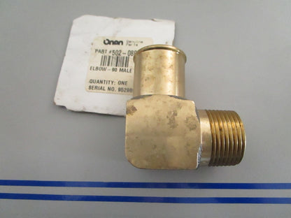 *NEW OEM* 0720 Onan Cummins Siphon Break 90° Male Elbow 170-3898 502-0881