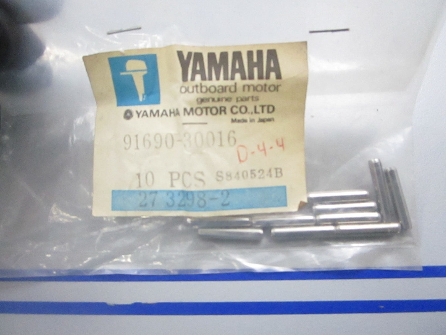 *NEW OEM* (LOT OF 10) 0810 Yamaha Spring Pin 91690-30016-00