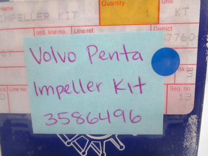 *NEW OEM* 0820 Volvo Penta Impeller Kit 3586496