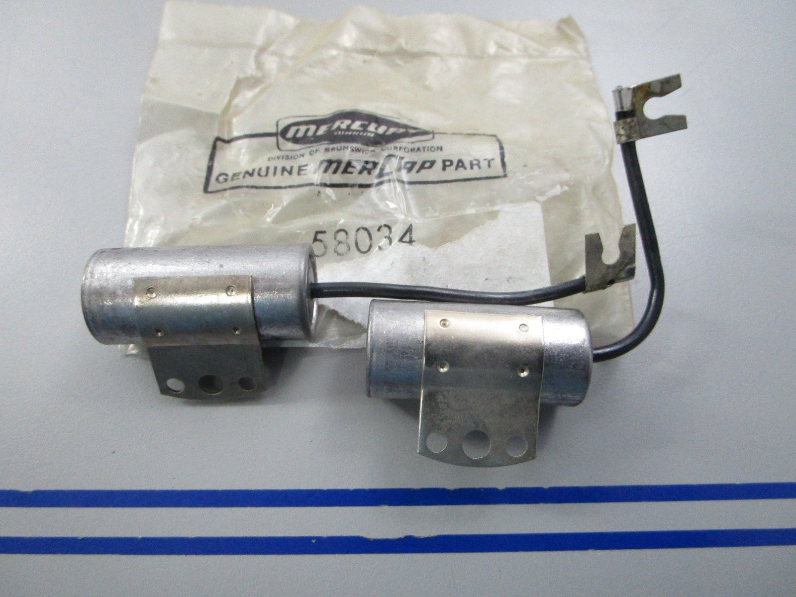 NEW OEM (LOT OF 2) 58034 Mercury Quicksilver Condenser 0810