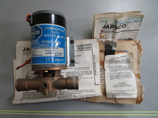 *NEW* 0820 Jabsco Commercial Duty Water Puppy 16360-1003