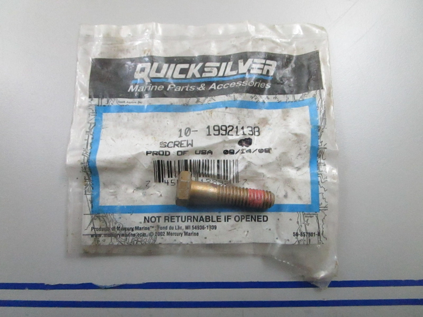 *NEW OEM* 0810 Mercury Quicksilver Screw 10-19921138