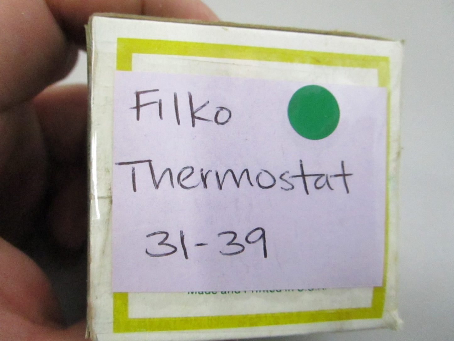 NEW 31-39 Filko Thermostat 0810