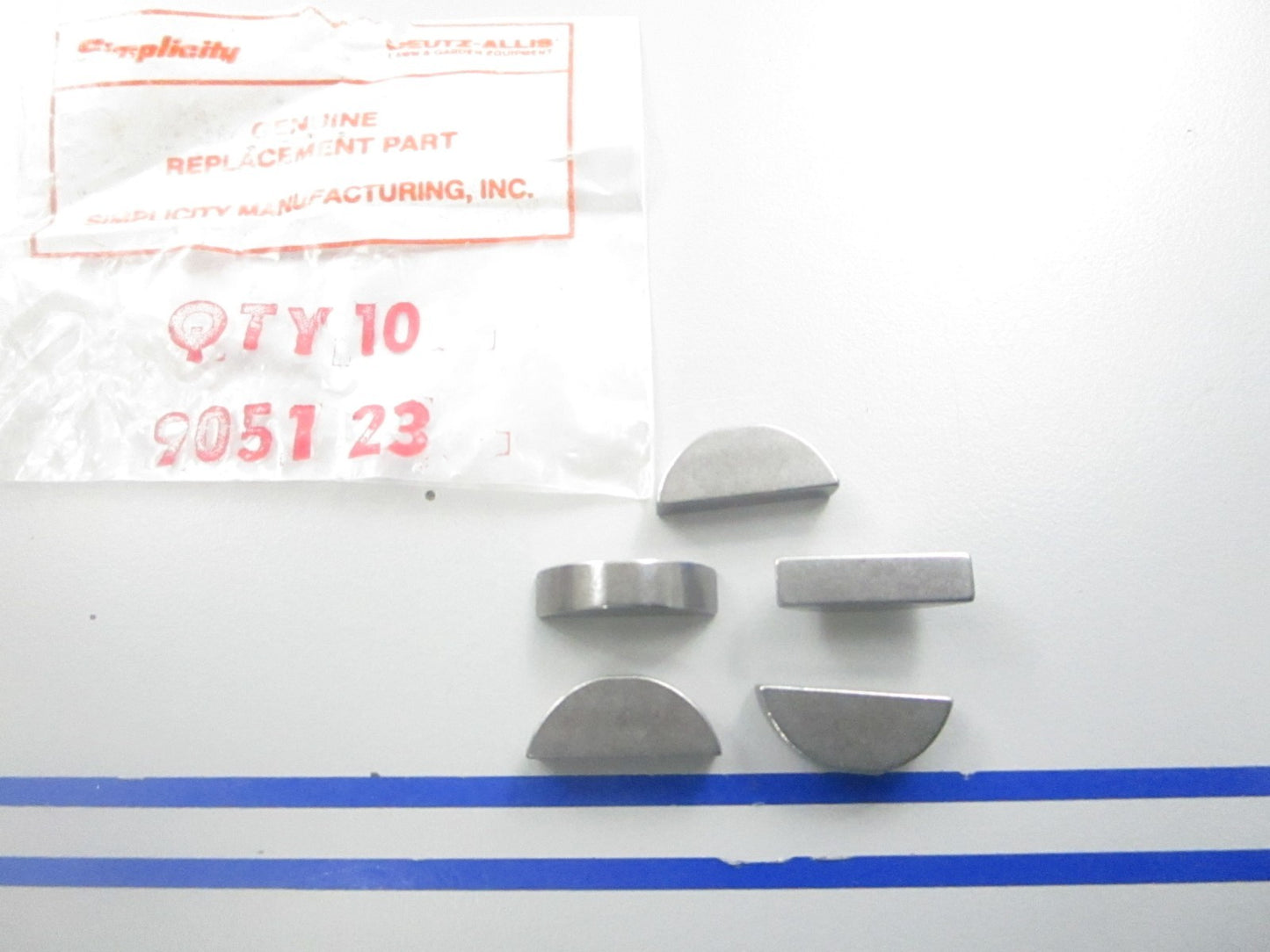 *NEW OEM* (LOT OF 5) 0810 Simplicity Woodruff Key 905123
