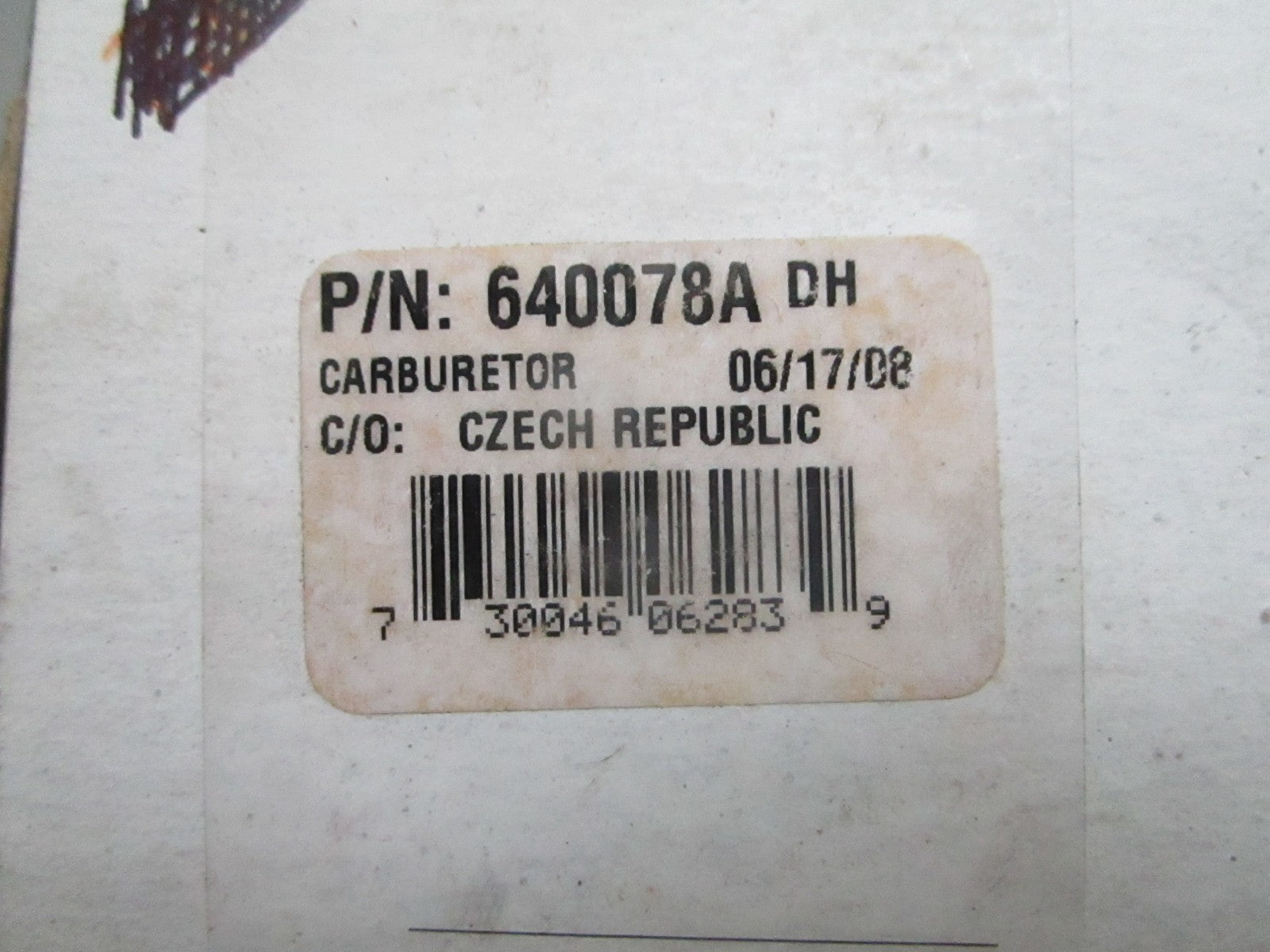 *NEW OEM* 0820 Tecumseh Carburetor Assy 640078A