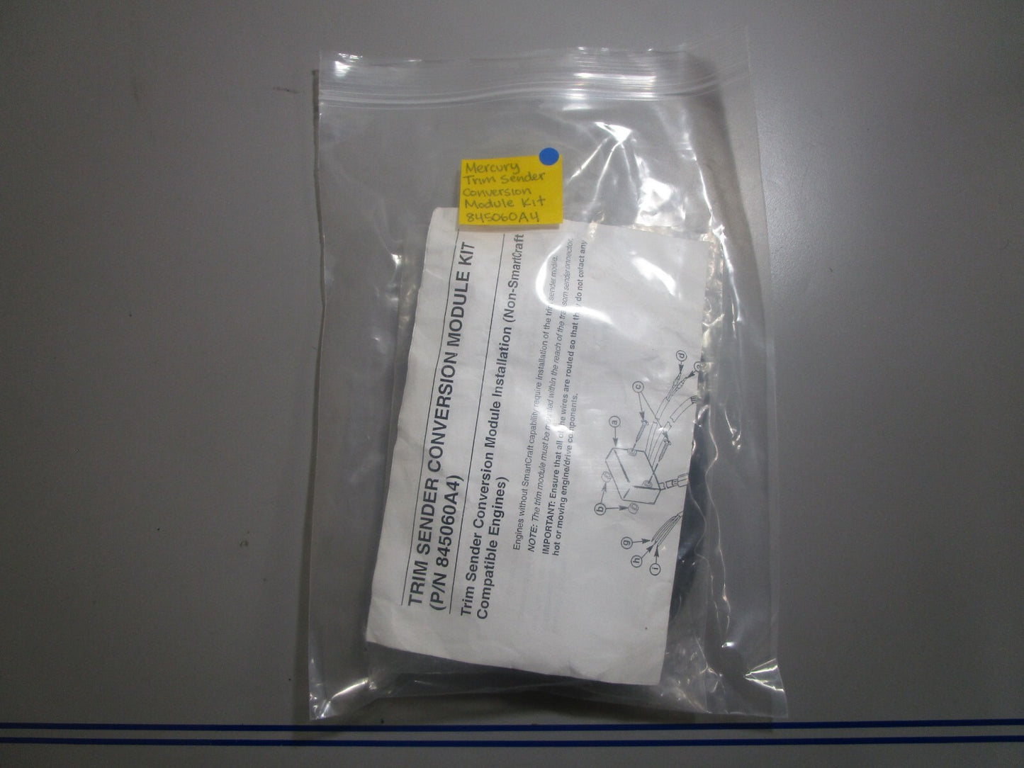 *NEW OEM* 0810 Mercury Quicksilver Trim Sender Conversion Module Kit 845060A4