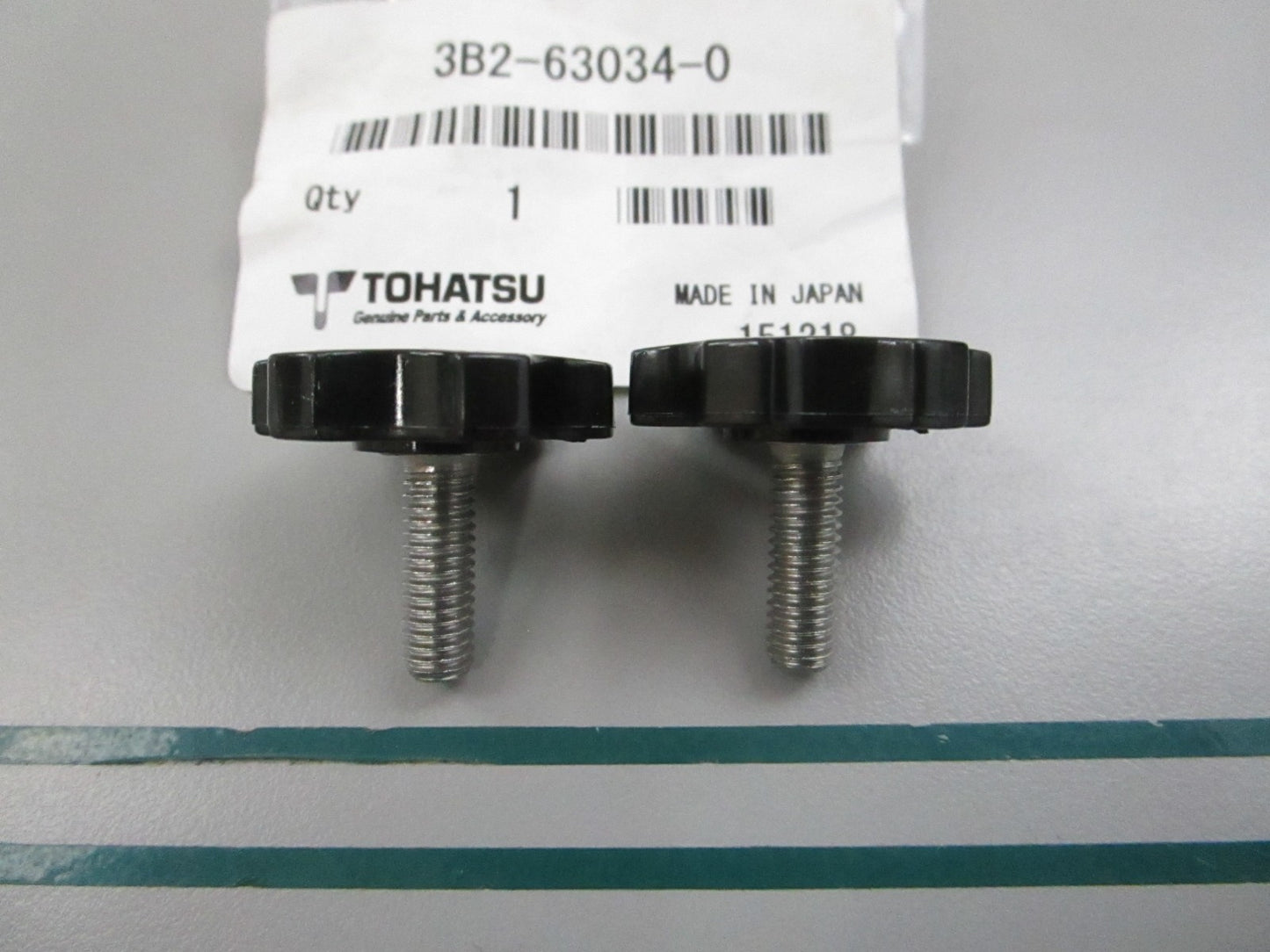 NEW OEM (LOT OF 2) 3B2-63034-0 3B2630340 Tohatsu Adjust Screw 0810