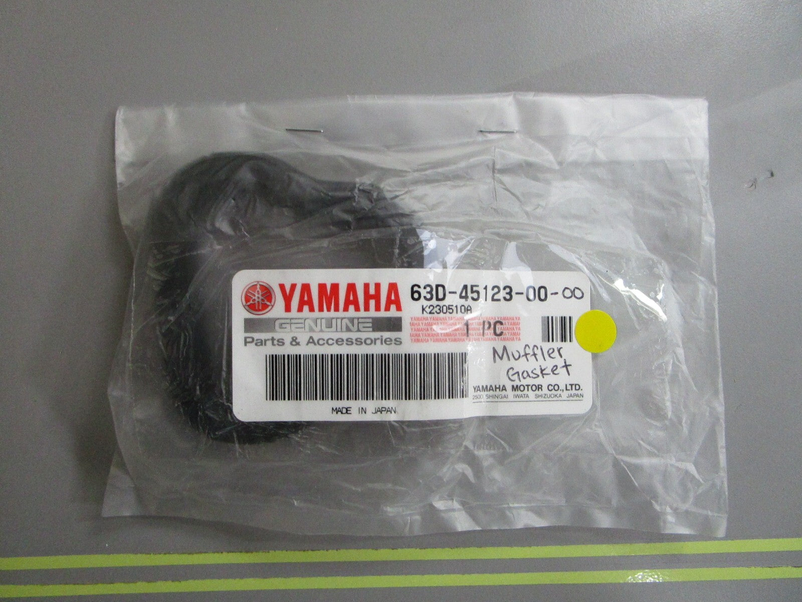 *NEW OEM* 0810 Yamaha Muffler Gasket 63D-45123-00-00