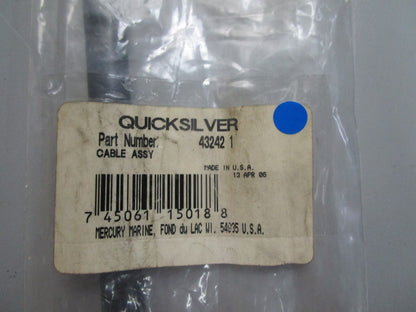 *NEW OEM* 0810 Mercury Quicksilver Cable Assembly 43242 1