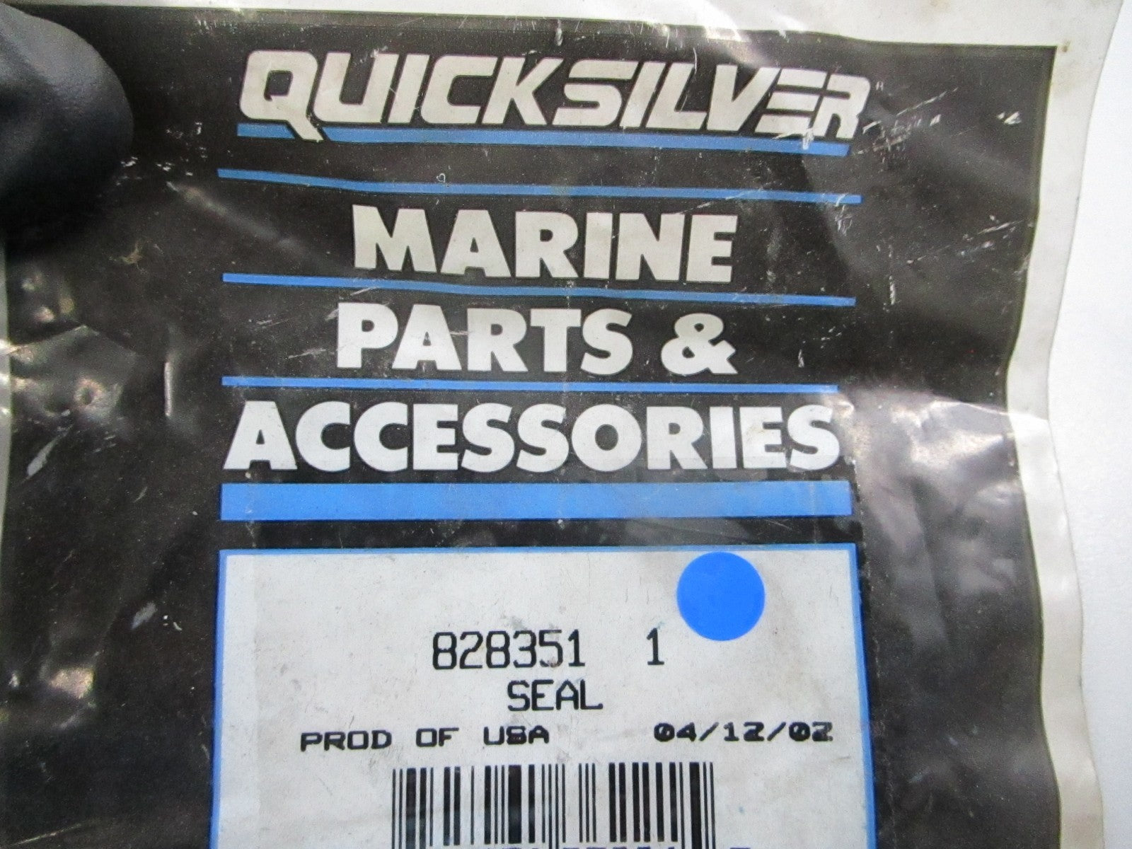 NEW OEM 828351 1 Mercury Quicksilver Seal 0810