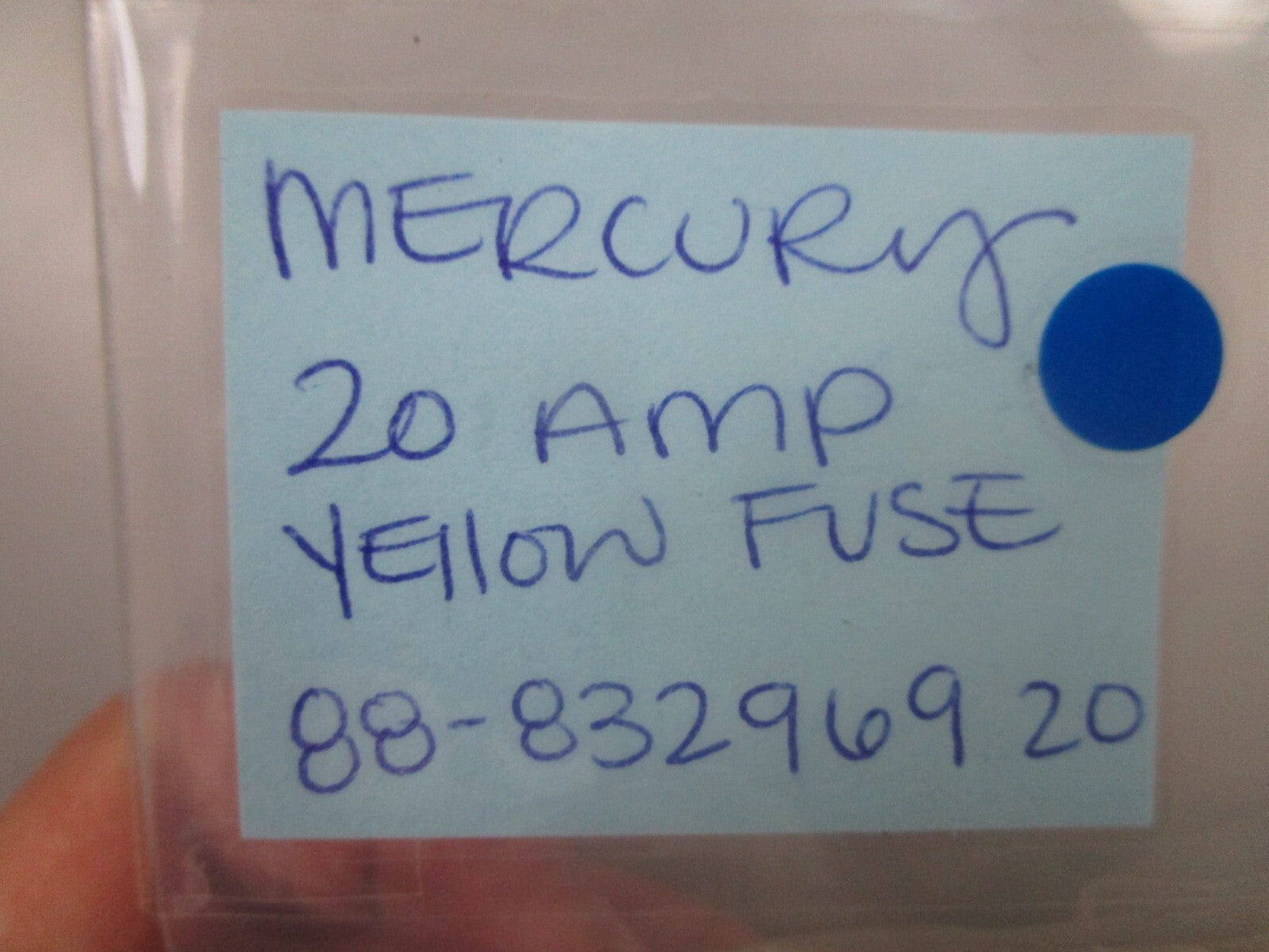 *NEW OEM* (LOT OF 5) 0770 Mercury Quicksilver 20 AMP Yellow Fuse 88-83296920