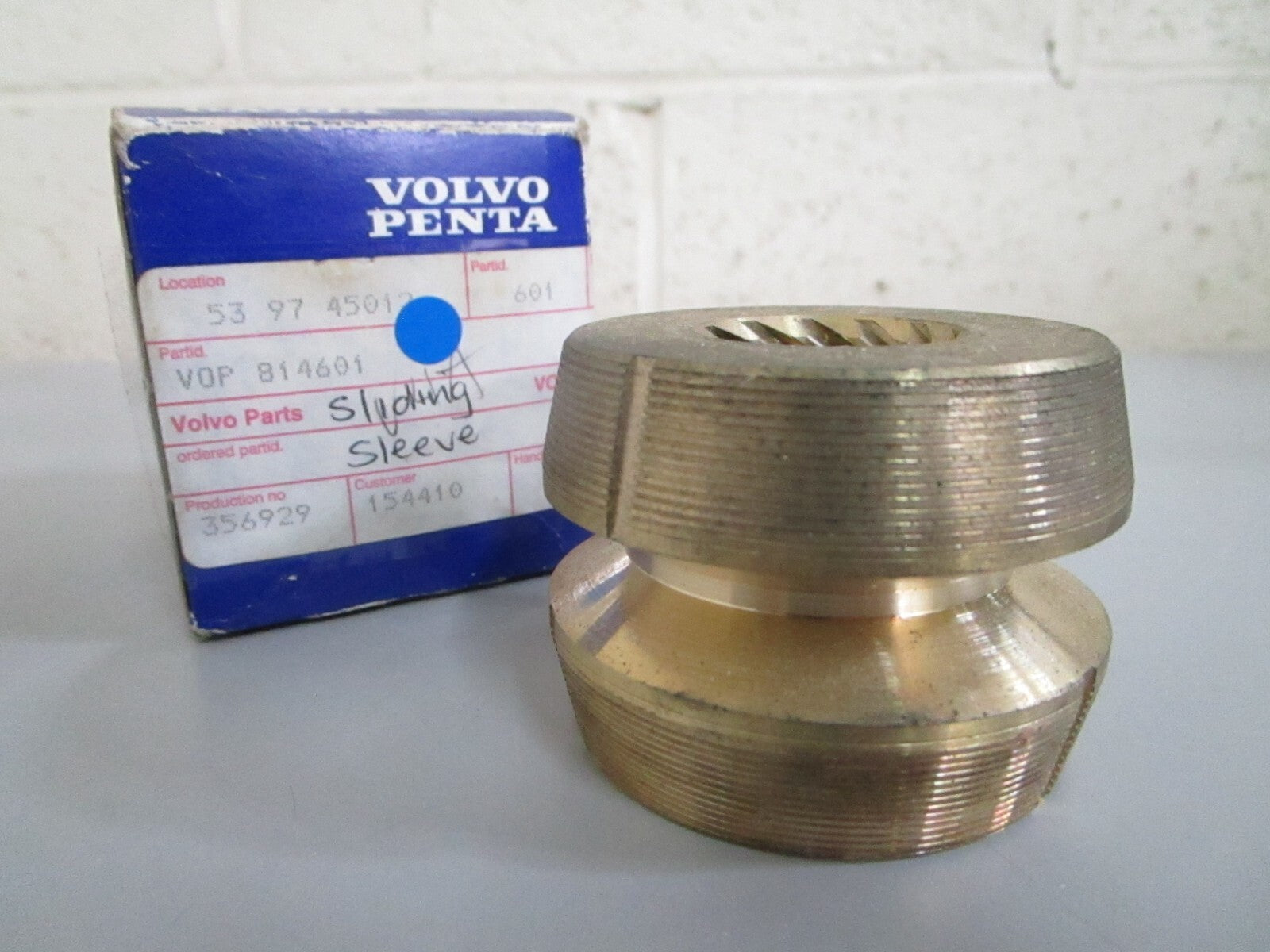 *NEW OEM* 0820 Volvo Penta Sliding Sleeve 814601