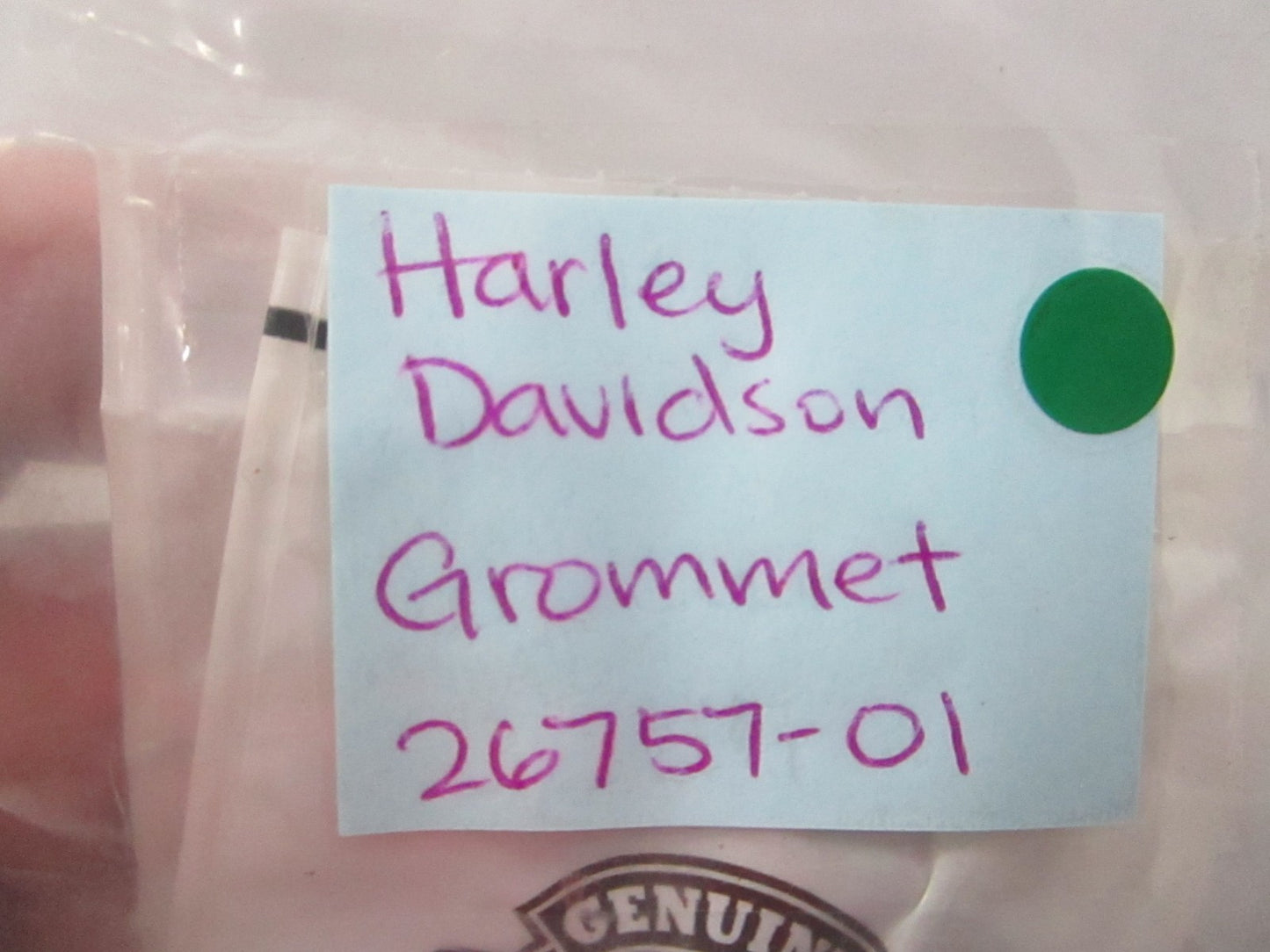 NEW OEM 26757-01 Harley Davidson Grommet 0810