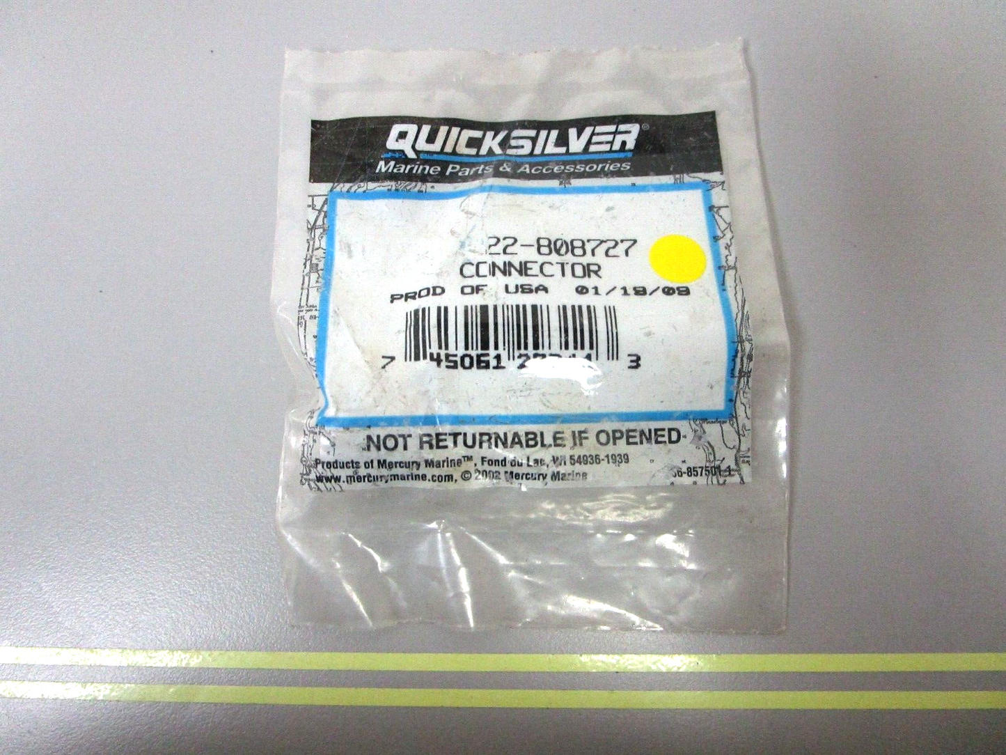 *NEW OEM* 0750 Mercury Quicksilver CONNECTOR 22-808727