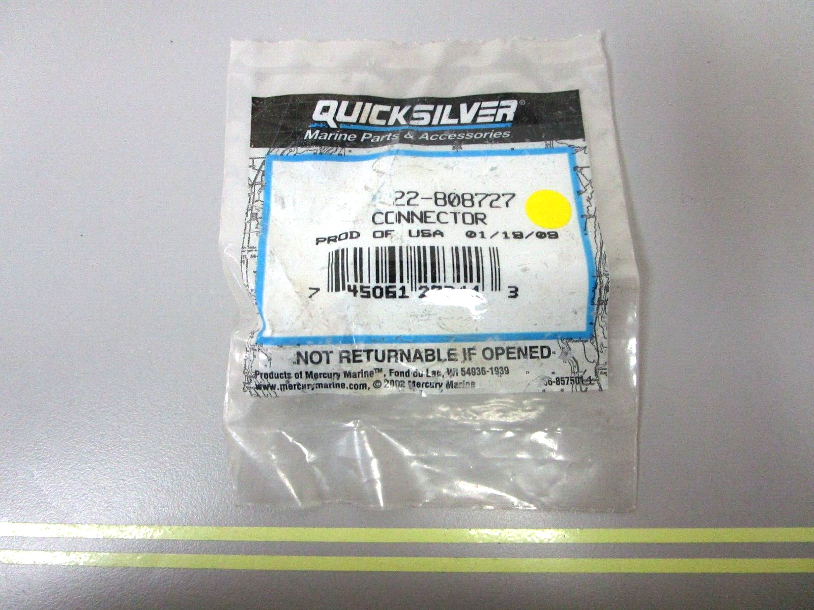 *NEW OEM* 0750 Mercury Quicksilver CONNECTOR 22-808727