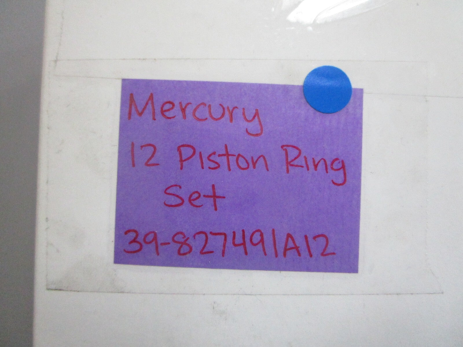 *NEW OEM* 0820 Mercury Quicksilver 12 Piston Ring Set 39-827491A12