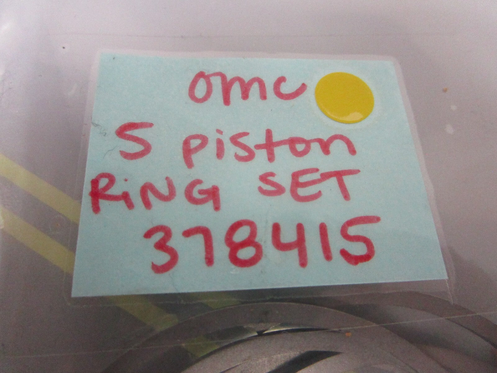 *NEW OEM* 0810 OMC Johnson Evinrude 5 Piston Ring Set 378415 0378415