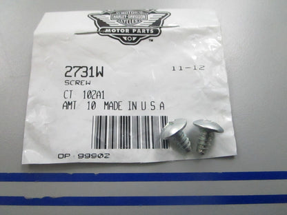 *NEW OEM* (LOT OF 2) 0810 Harley Davidson Screw 2731W