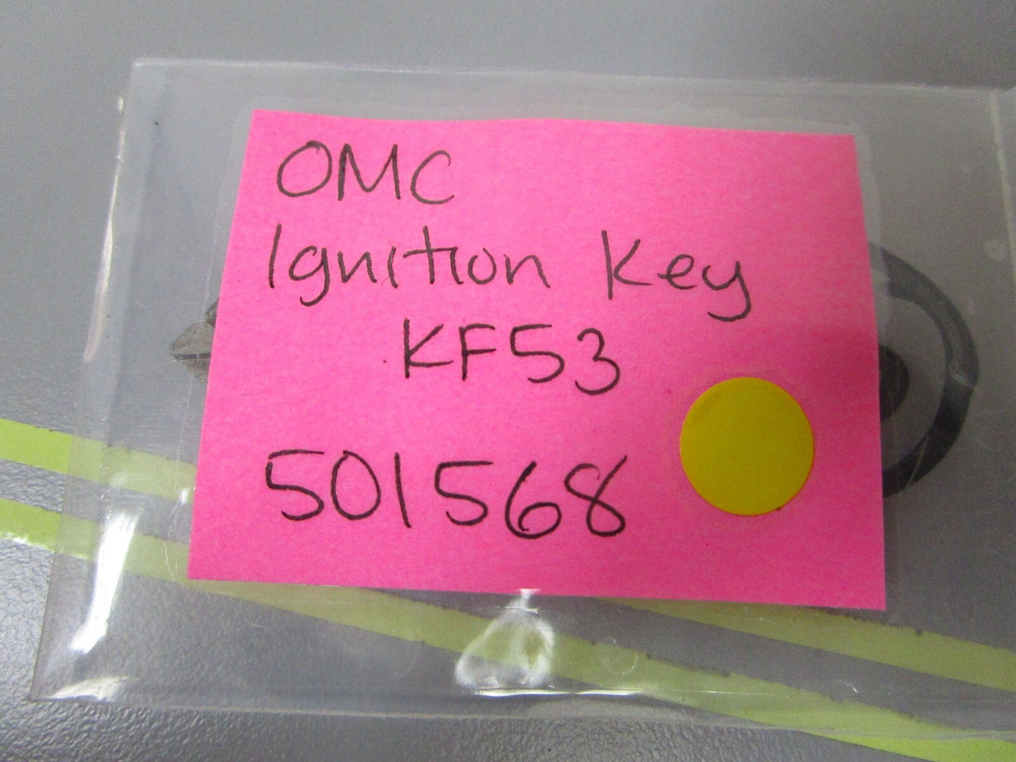 *NEW OEM* 0810 OMC Johnson Evinrude Ignition Key KF53 501568 0501568
