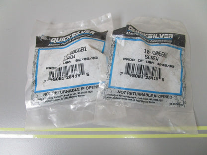 *NEW OEM* (LOT OF 2) 0810 Mercury Quicksilver Screw 10-806681