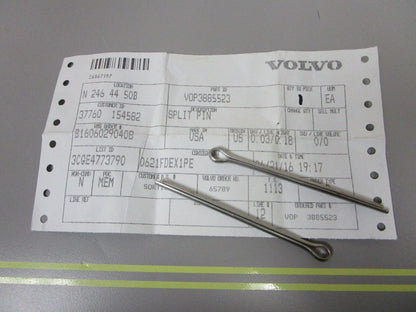 *NEW OEM* (LOT OF 2) 0810 Volvo Penta Split Pin 3885523