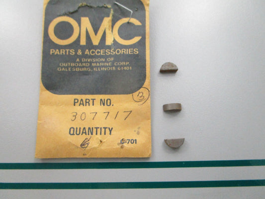 NEW OEM (LOT OF 3) 307717 0307717 OMC Johnson Evinrude Key 0810