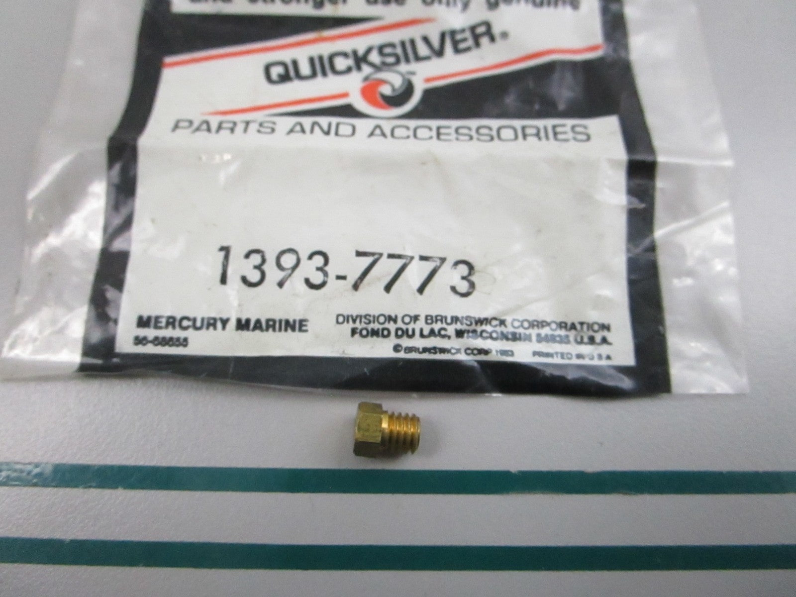 NEW OEM 1393-7773 Mercury Quicksilver #150 Main Jet 0810
