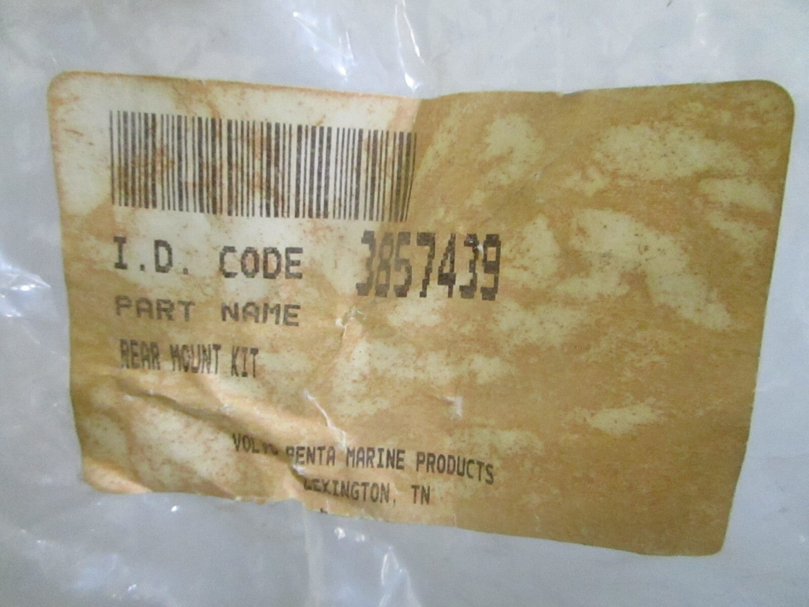 *NEW OEM* 0820 Volvo Penta Rear Mount Kit 3857439