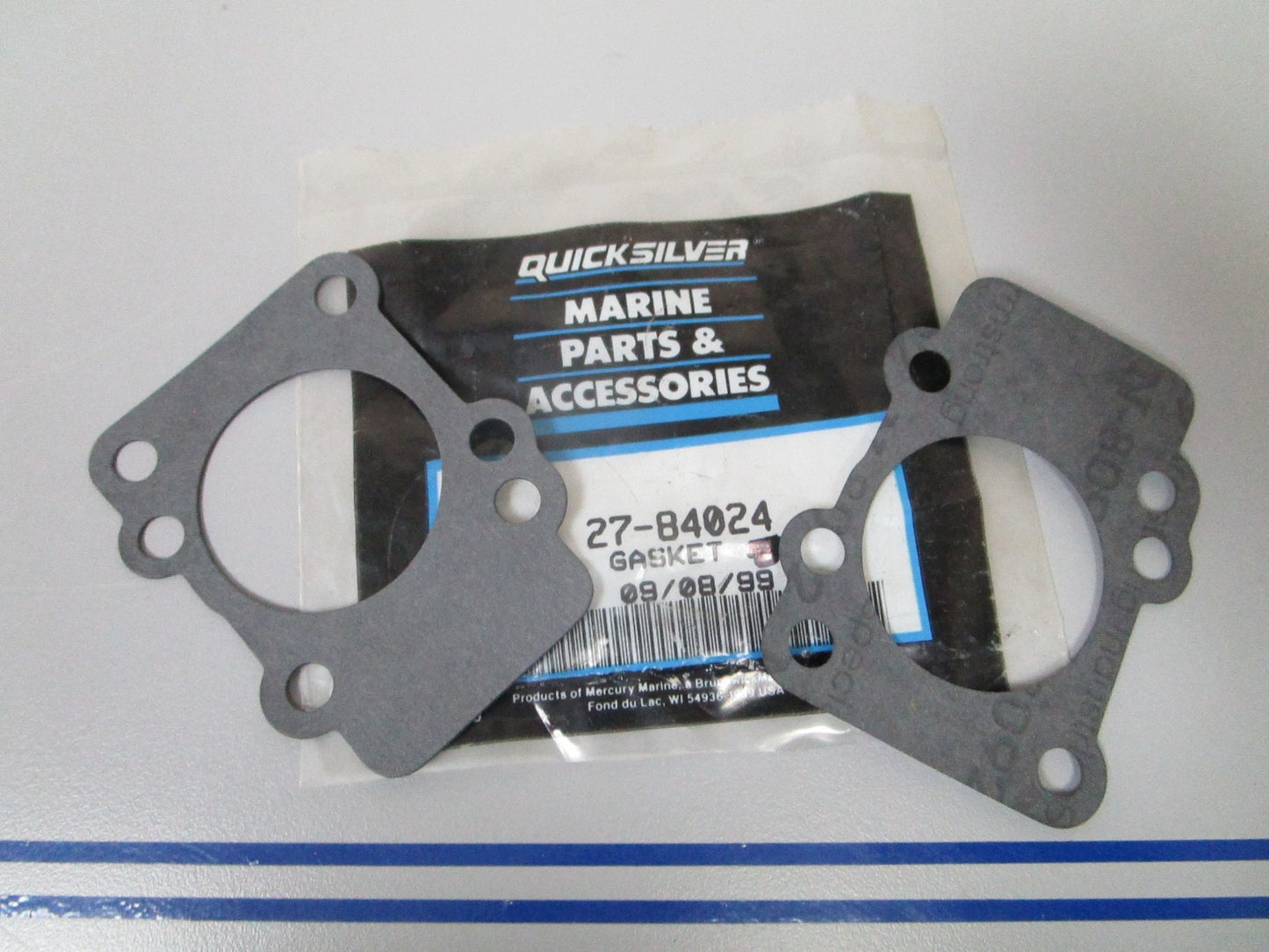 NEW OEM (LOT OF 2) 27-84024 Mercury Quicksilver Gasket 0810