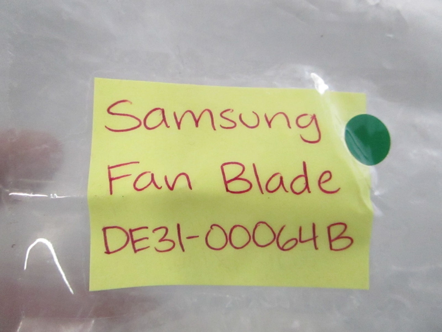 Samsung NEW OEM Microwave Cooling Fan Blade DE31-00064B ME16 ME17 NOS Part 0810