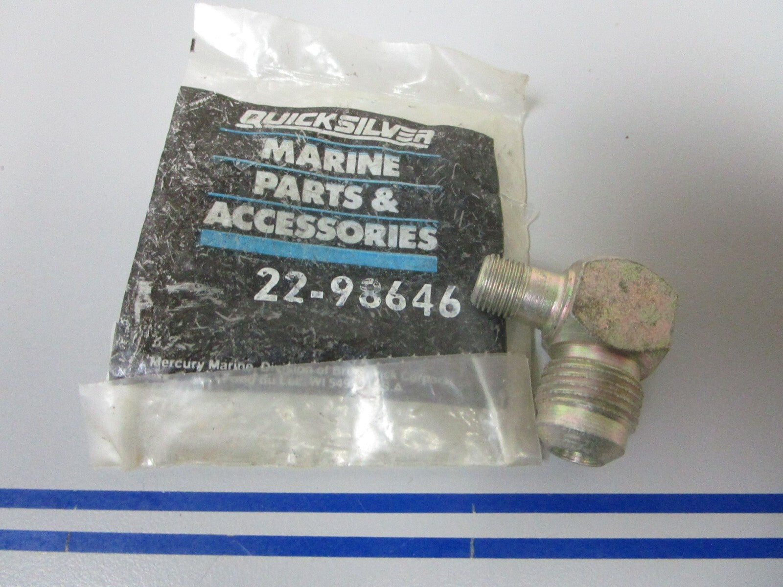 *NEW OEM* 0770 Mercury Quicksilver Elbow Fitting 22-98646