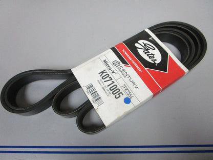 NEW K071005 Gates Micro-V 15/16" x 101 ⅛" Serpentine Belt 0720