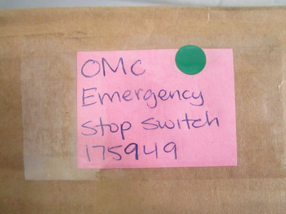 NEW OEM 175949 0175949 OMC Johnson Evinrude Emergency Stop Switch 0820