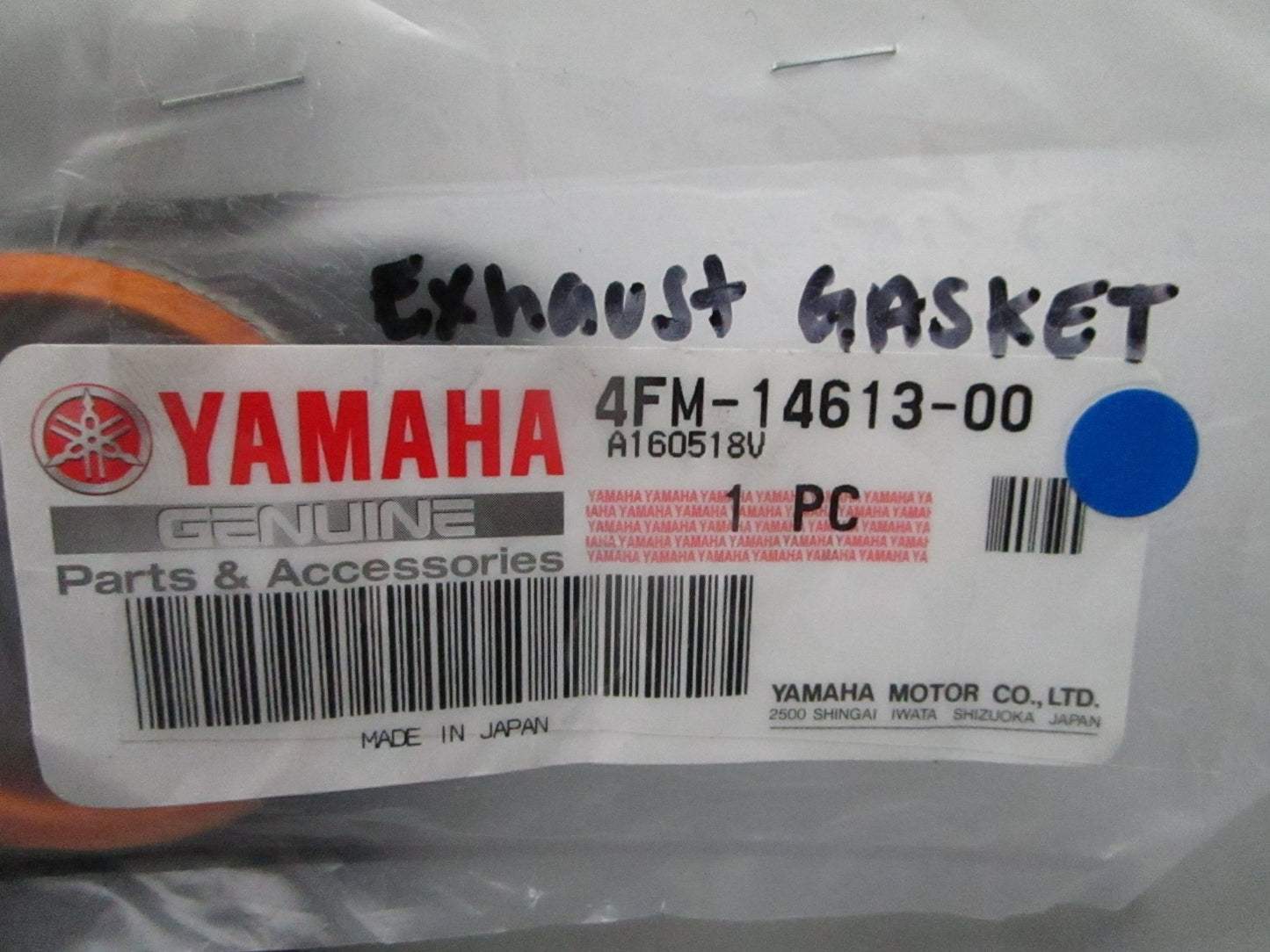 *NEW OEM* 0810 Yamaha Exhaust Gasket 4FM-14613-00