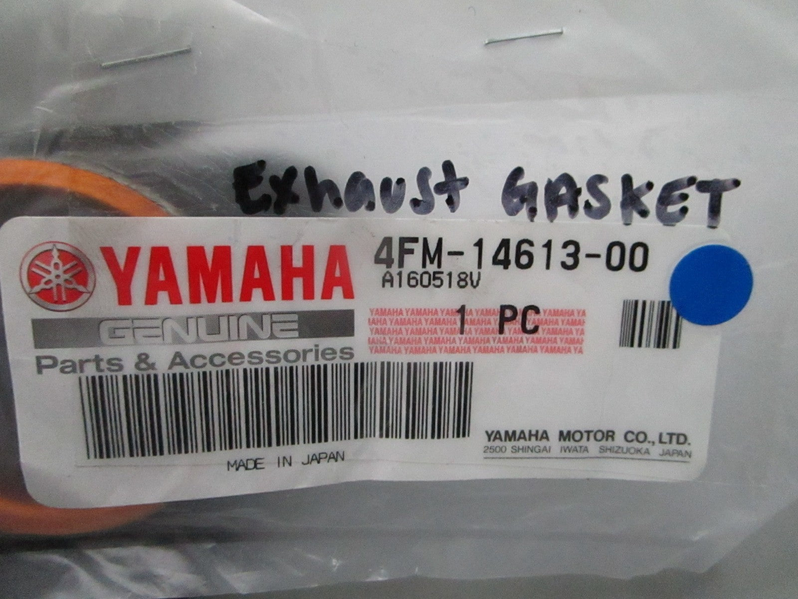*NEW OEM* 0810 Yamaha Exhaust Gasket 4FM-14613-00