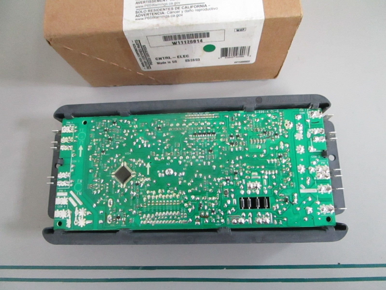 Whirlpool NEW OEM Gas Range Control Board W11126814 NOS Black Factory Part 0820