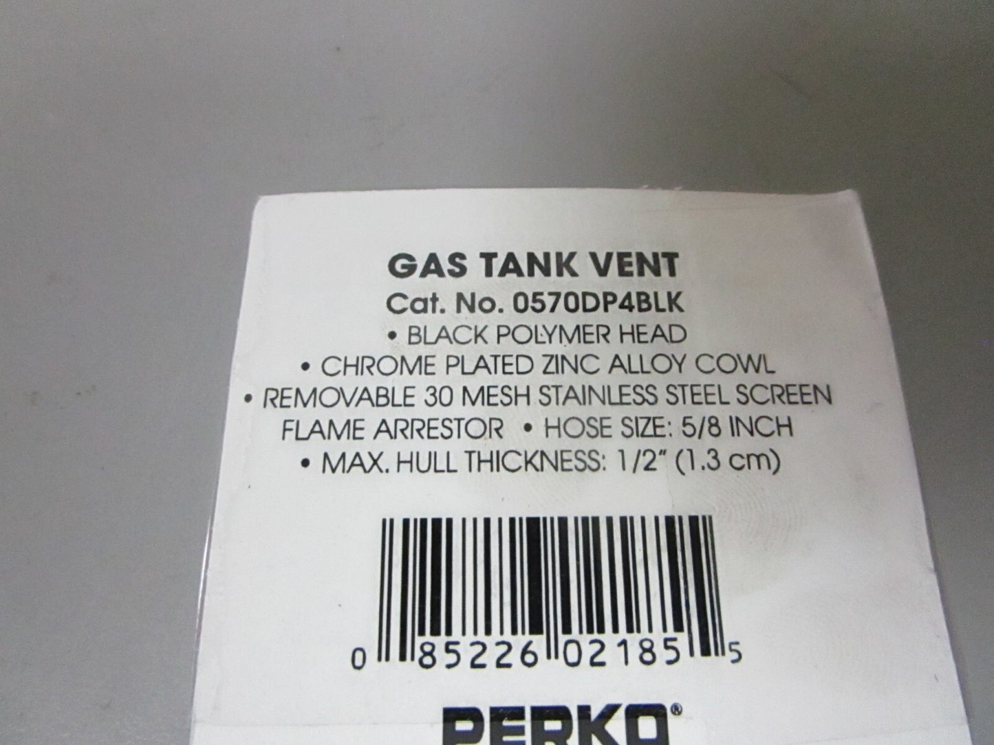 *NEW OEM* 0720 Perko Gas Tank Vent 0570DP4BLK