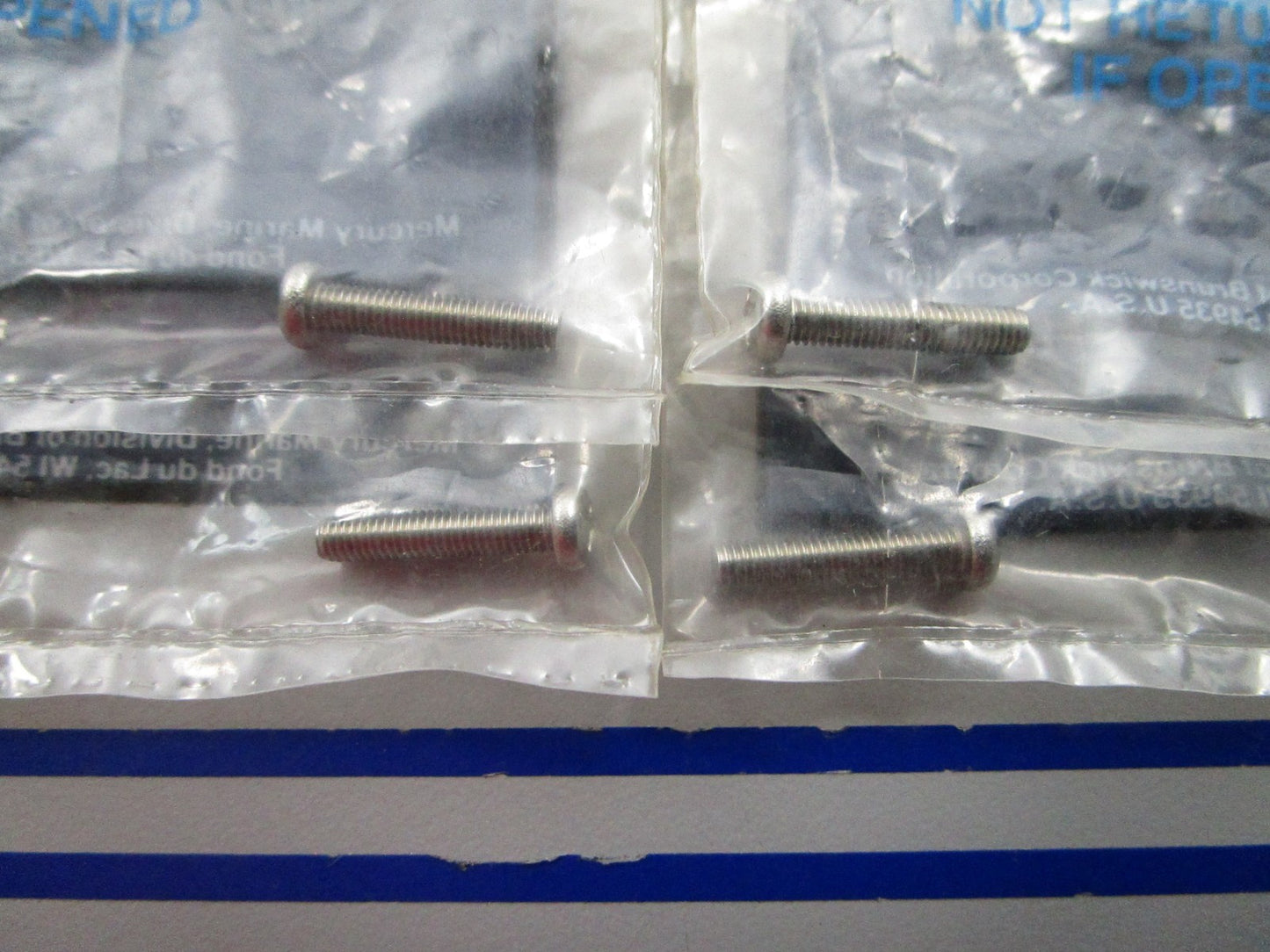 NEW OEM (LOT OF 4) 10-16926 Mercury Quicksilver Screw 0810