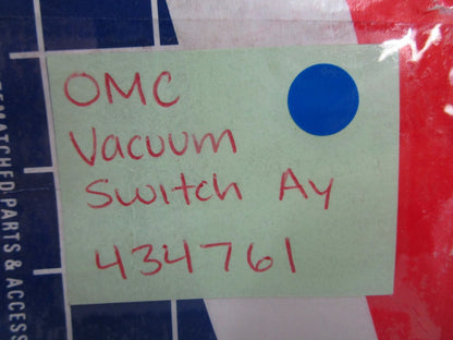 *NEW OEM* 0820 OMC Johnson Evinrude Vacuum Switch Ay 434761 0434761