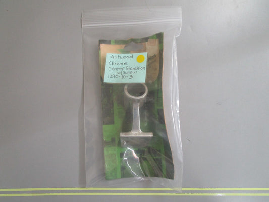 *NEW* 0810 Attwood Chrome Center Stanchion w/ Screws 1290-10-3