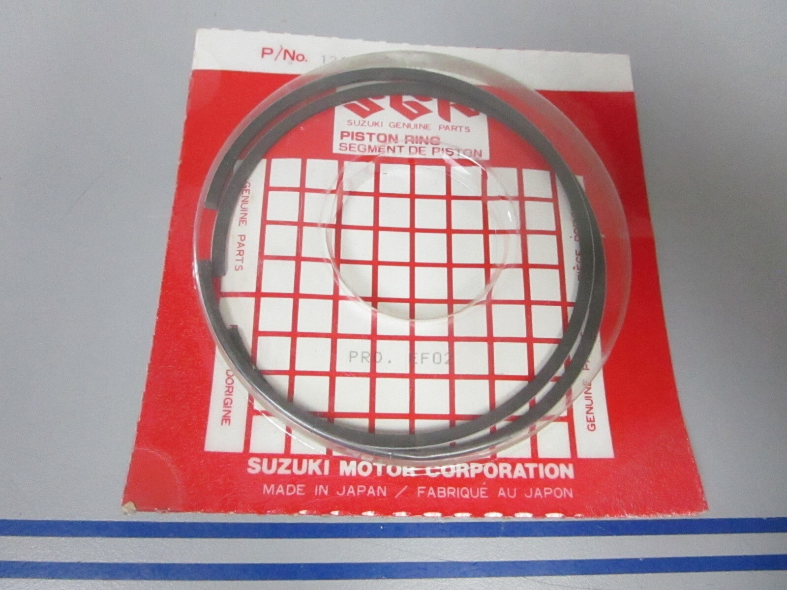 *NEW OEM* 0810 Suzuki Piston 2 Ring Set 12140-95302-050