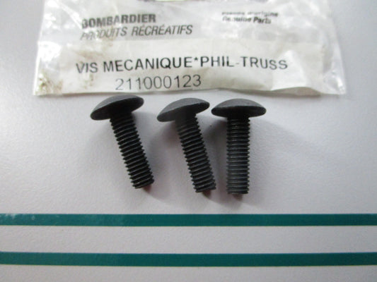 NEW OEM (LOT OF 3) 211000123 BRP Screw 0810