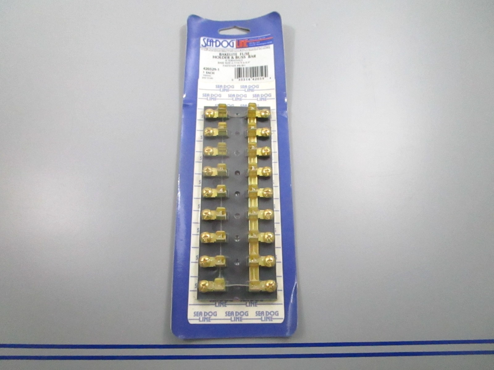 *NEW* 0810 Sea-Dog 9 Terminal Bakelite Fuse Holder 420519-1