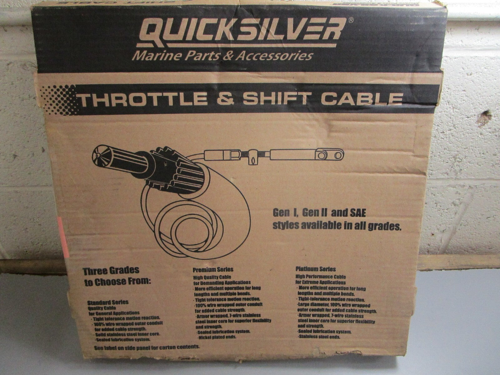 *NEW OEM* 0820 Mercury Quicksilver 19' Cable 897977A19