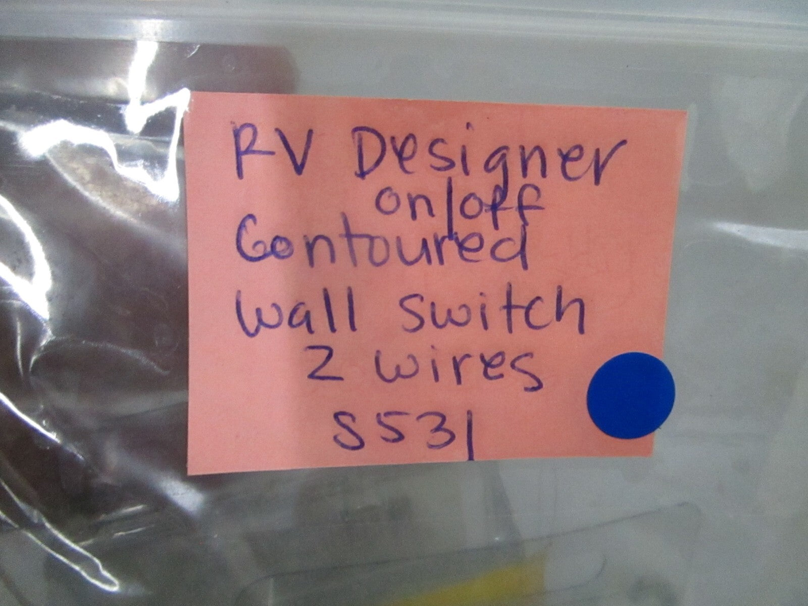 *NEW* 0780 RV Designer On/Off Contoured Wall Switch 2 Wires S531